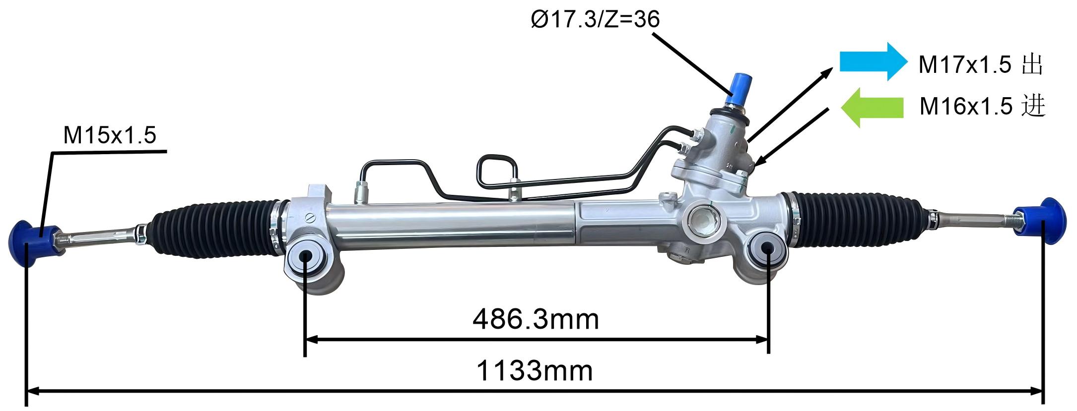 44200-06280 ஆட்டோமோட்டிவ் ஸ்டீயரிங் கியர்