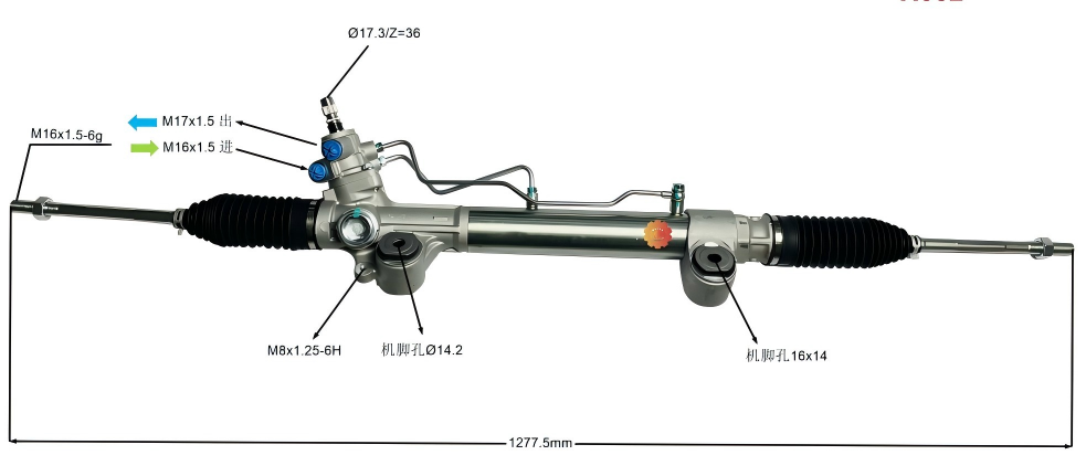 44200-0k721 ஆட்டோமோட்டிவ் ஸ்டீயரிங் கியர்