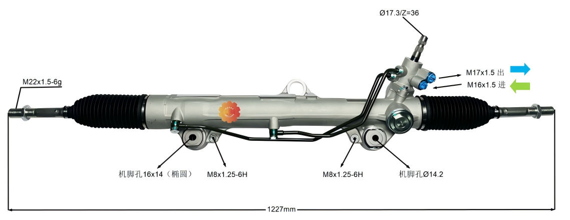 44200-60170 ஆட்டோமோட்டிவ் ஸ்டீயரிங் கியர்