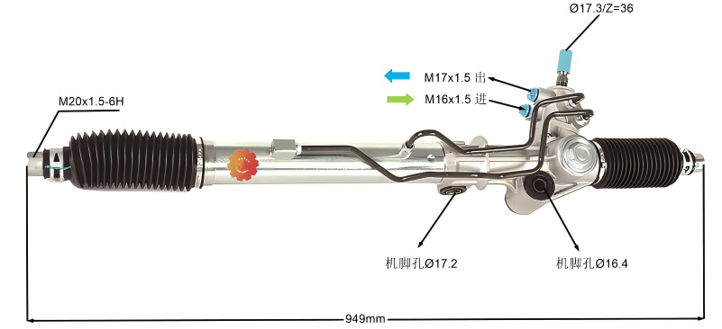 44250-60012 ஆட்டோமோட்டிவ் ஸ்டீயரிங் கியர்